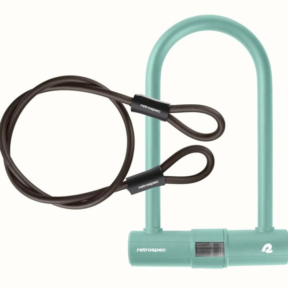 Retrospec Lookout U-Lock Bike Lock With Cable - 14mm - Picture 1 of 6